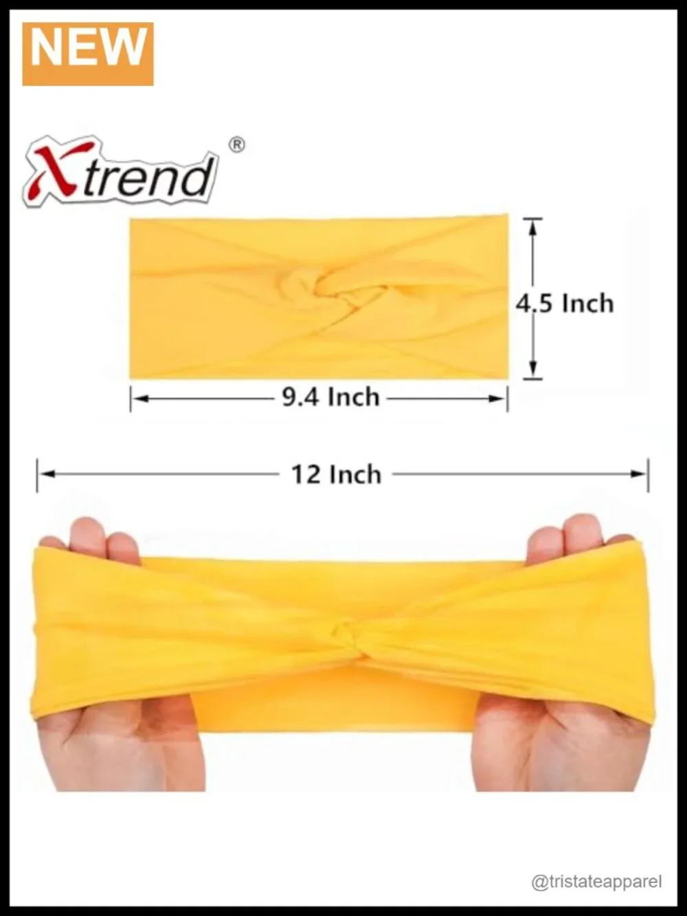6 Pack Twisted Knotted Headbands for Women Non Slip Stretchy
